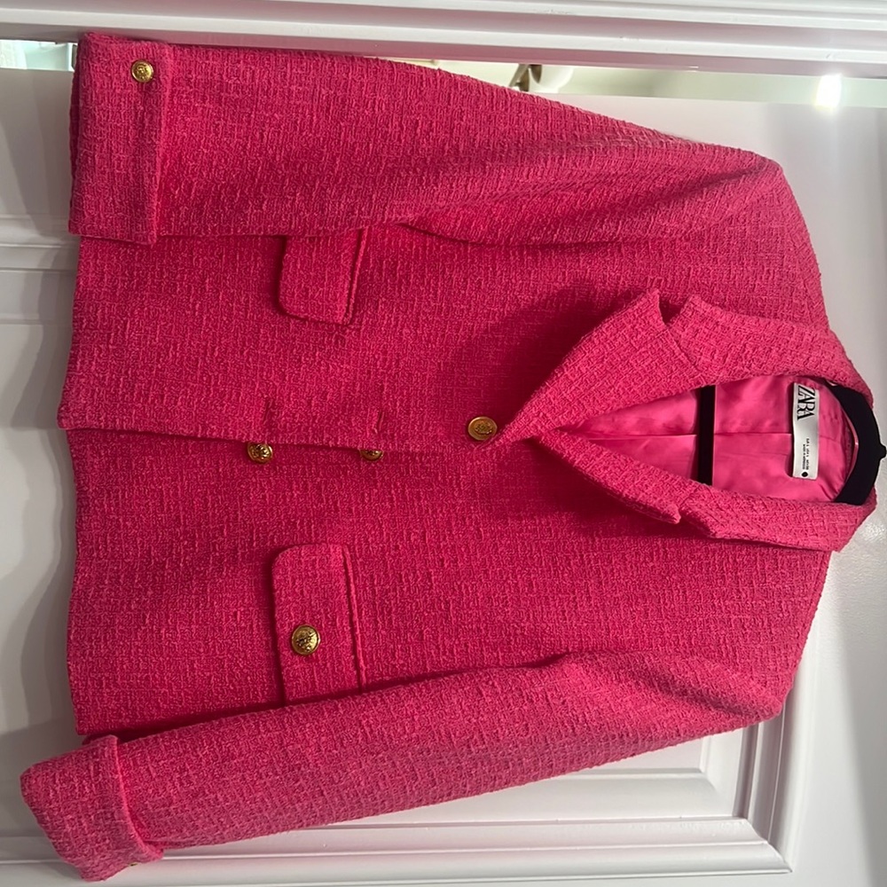 Barbie Pink Zara Tweed Jacket